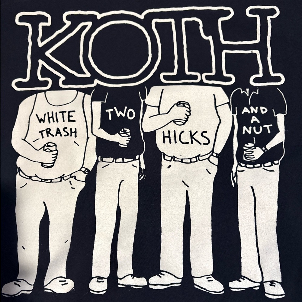 King of the Hill (KOTH) White Trash TwoHicks and a Nut Unisex graphic Tee-XL